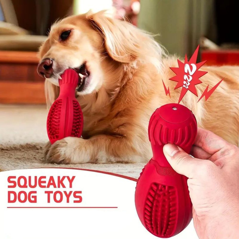 Bowling Ball Shaped Dog Chew Toy