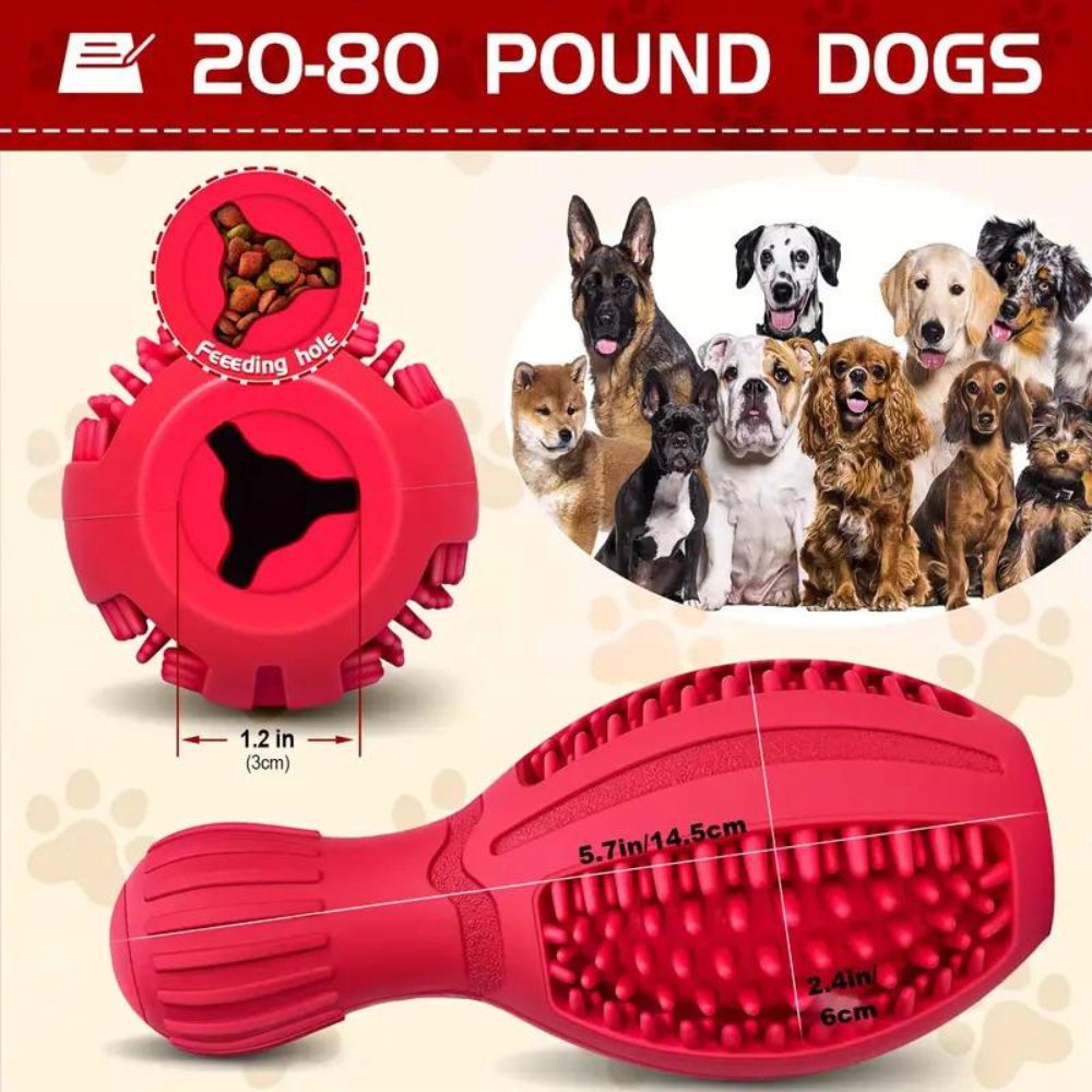 Bowling Ball Shaped Dog Chew Toy